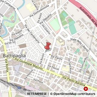 Mappa Via del Centenario, 9, 84091 Battipaglia, Salerno (Campania)