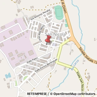 Mappa Corso Aldo Moro, 5, 07014 Ozieri, Sassari (Sardegna)