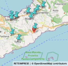 Mappa Via Traversa Selva, 80065 Sant'Agnello NA, Italia (2.48917)