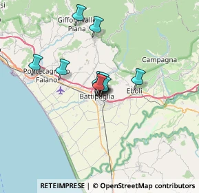 Mappa Via Giacomo Leopardi, 84091 Battipaglia SA, Italia (4.22667)