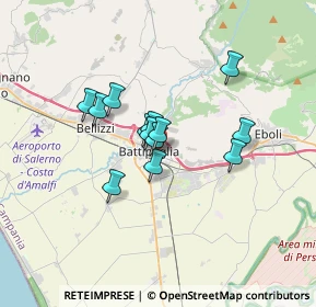 Mappa Via Giacomo Leopardi, 84091 Battipaglia SA, Italia (2.53308)