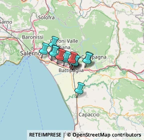 Mappa Via Giacomo Leopardi, 84091 Battipaglia SA, Italia (6.41267)