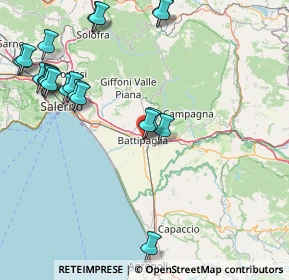Mappa Via Giacomo Leopardi, 84091 Battipaglia SA, Italia (21.9385)