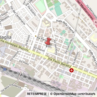 Mappa Via A. De Gasperi, 33, 84091 Battipaglia, Salerno (Campania)