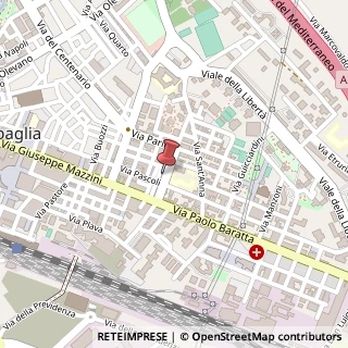 Mappa Via A. De Gasperi, 25, 84091 Battipaglia, Salerno (Campania)