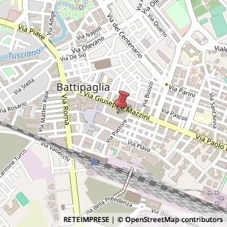 Mappa Via Giuseppe Mazzini, 116, 84091 Battipaglia, Salerno (Campania)