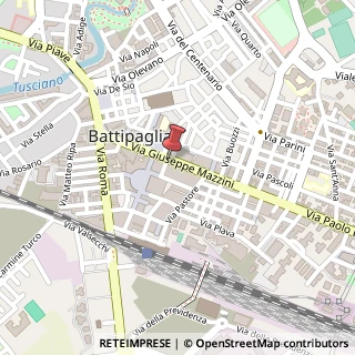Mappa Via Giuseppe Mazzini, 86/88, 84091 Battipaglia, Salerno (Campania)