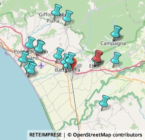 Mappa Viale della Libertà, 84091 Battipaglia SA, Italia (8.1815)