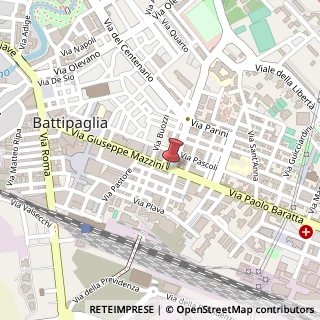 Mappa Via Giuseppe Mazzini, 176, 84091 Battipaglia, Salerno (Campania)