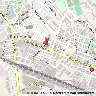 Mappa Via Giuseppe Mazzini, 129, 84091 Battipaglia, Salerno (Campania)