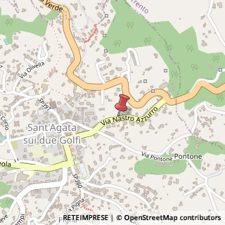 Mappa Via nastro azzurro 4, 80061 Massa Lubrense, Napoli (Campania)