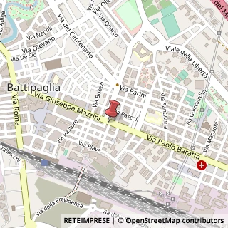 Mappa Via Paolo Baratta, 2, 84091 Battipaglia, Salerno (Campania)