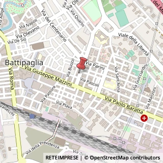 Mappa Via Generale Gonzaga,  21, 84091 Battipaglia, Salerno (Campania)