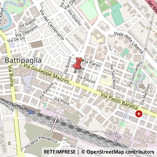 Mappa Via Giovanni Pascoli, 11, 84091 Battipaglia, Salerno (Campania)