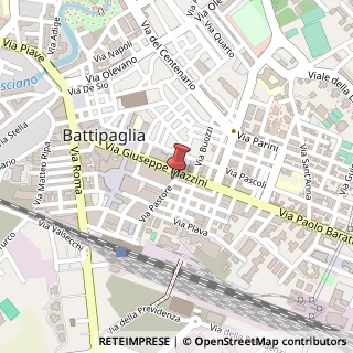 Mappa Via Pastore, 8, 84091 Battipaglia, Salerno (Campania)