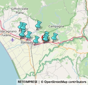 Mappa Via Vito Santimone, 84025 Eboli SA, Italia (5.25182)