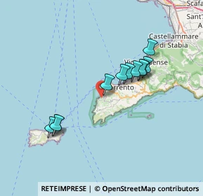 Mappa Via IV Novembre, 80061 Massa Lubrense NA, Italia (6.89545)