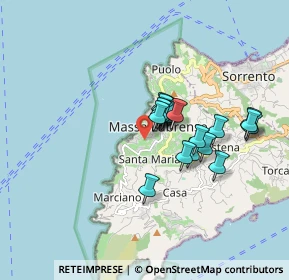 Mappa Via IV Novembre, 80061 Massa Lubrense NA, Italia (1.335)