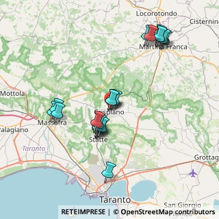 Mappa Via Orazio Flacco, 74012 Crispiano TA, Italia (8.2575)