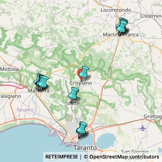 Mappa Via Orazio Flacco, 74012 Crispiano TA, Italia (10.8265)