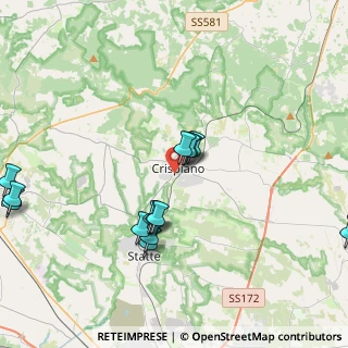 Mappa Via Monte Calvario, 74012 Crispiano TA, Italia (4.595)