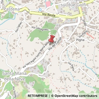 Mappa Via dei Campi, 32, 80061 Massa Lubrense, Napoli (Campania)