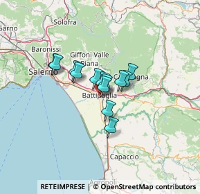 Mappa Via Brodolini, 84091 Battipaglia SA, Italia (8.25077)