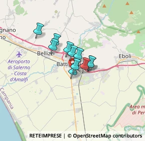 Mappa Via Brodolini, 84091 Battipaglia SA, Italia (1.98545)