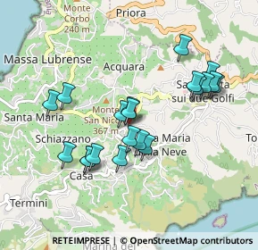 Mappa Via Gradoni, 80061 Massa Lubrense NA, Italia (0.9215)