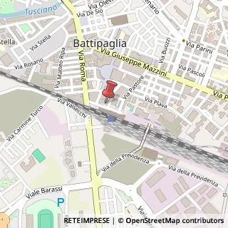 Mappa Piazza Farina, 12, 84091 Battipaglia, Salerno (Campania)