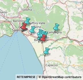 Mappa Piazza Farina, 84091 Battipaglia SA, Italia (8.92077)