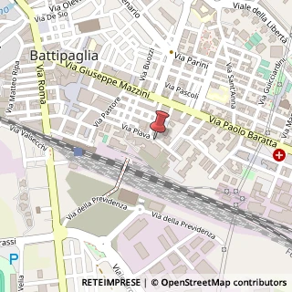Mappa Via Plava, 58, 84091 Battipaglia, Salerno (Campania)