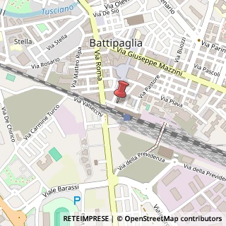 Mappa Piazza Farina, 12, 84091 Battipaglia, Salerno (Campania)