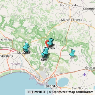 Mappa Via Fratelli Bandiera, 74012 Crispiano TA, Italia (4.77)