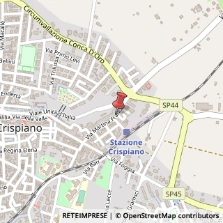 Mappa Via Martina, 94, 74012 Crispiano TA, Italia, 74012 Crispiano, Taranto (Puglia)