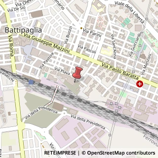 Mappa Piazza de Curtis, 84091 Battipaglia SA, Italia, 84091 Battipaglia, Salerno (Campania)