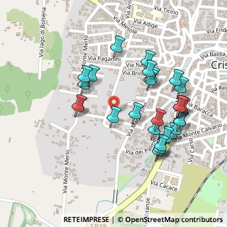 Mappa Via Gioacchino Rossini, 74012 Crispiano TA, Italia (0.25)