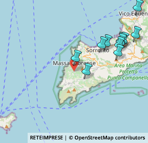 Mappa Via Padre Rocco, 80061 Massa Lubrense NA, Italia (4.91909)