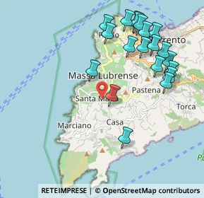 Mappa Via Padre Rocco, 80061 Massa Lubrense NA, Italia (2.428)