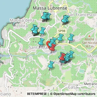 Mappa Via Padre Rocco, 80061 Massa Lubrense NA, Italia (0.43929)