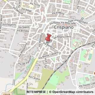 Mappa Via F. Baracca, 3, 74012 Crispiano, Taranto (Puglia)