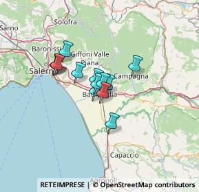 Mappa Via Barassi, 84091 Battipaglia SA, Italia (8.89923)