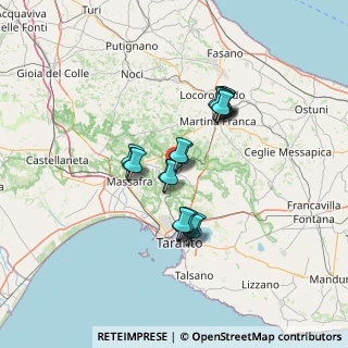 Mappa Via della Gravina, 74012 Crispiano TA, Italia (11.477)