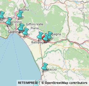 Mappa A3 Napoli - Reggio Calabria, 84025 Battipaglia SA, Italia (21.63667)