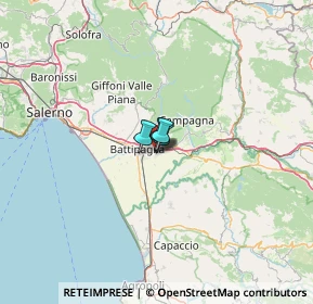 Mappa A3 Napoli - Reggio Calabria, 84025 Battipaglia SA, Italia (34.38)