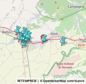 Mappa A3 Napoli - Reggio Calabria, 84025 Battipaglia SA, Italia (3.71)