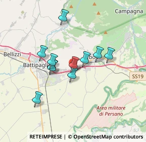 Mappa A3 Napoli - Reggio Calabria, 84025 Battipaglia SA, Italia (3.00818)