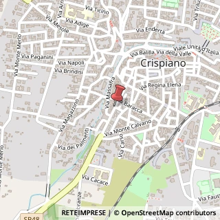 Mappa Corso umberto 104, 74012 Crispiano, Taranto (Puglia)