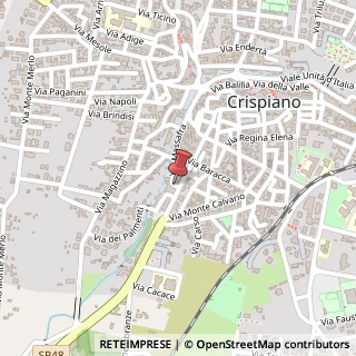 Mappa Via Massafra, 5, 74012 Crispiano, Taranto (Puglia)