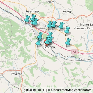 Mappa Paolo II, 03023 Ceccano FR, Italia (6.39)